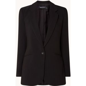 Expresso Noos blazer met schoudervulling en stretch