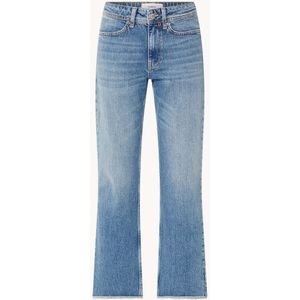 ba&sh Booty high waist flared cropped jeans met medium wassing