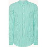 Ralph Lauren Slim fit overhemd met streepprint en button down-kraag