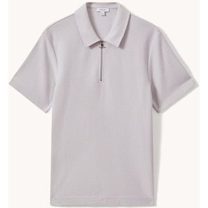 Reiss Felix polo met halve rits