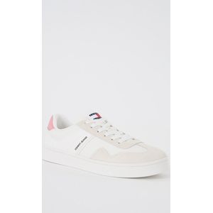 Tommy Hilfiger Court sneaker van leer met suède details