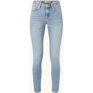 Selected Femme Sophia mid waist skinny cropped jeans