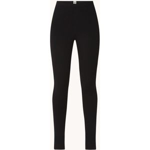 TOTEME Mid waist legging met ritsdetail