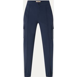 Mos Mosh Regular Fit Cargobroek MMAntina Donkerblauw