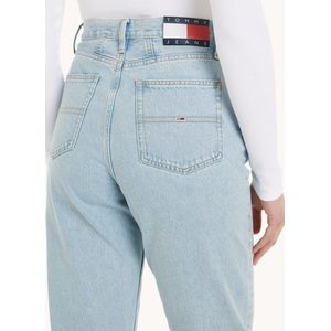 Tommy Hilfiger Nora high waist cropped mom jeans met lichte wassing