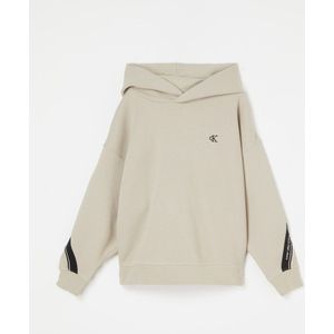 Calvin Klein Hoodie met structuur en streepdetail