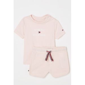 Tommy Hilfiger Babyset met T-shirt en korte broek 2-delig