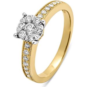Diamond Point Gouden ring, 0.40 ct diamant, Enchanted