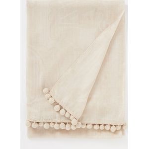 MaxMara Fumana sjaal in zijdeblend met jacquard dessin 190 x 70 cm