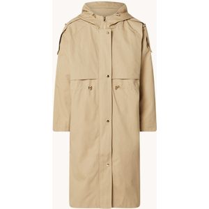 Ba&sh Ted  trenchcoat met steekzakken en trekkoord