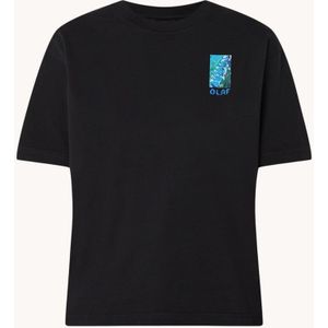 OLAF City Garden T-shirt met logo- en backprint