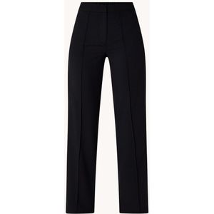 Reiss Aleah high waist straight fit pantalons met steekzakken