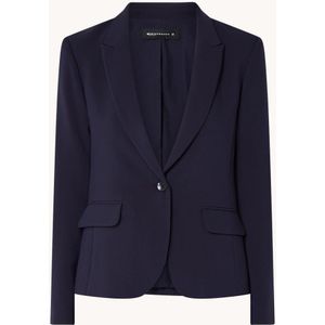 Expresso Blazer met schoudervulling en klepzakken