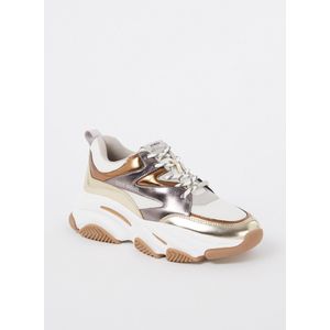 Steve Madden Progressive sneaker met metallic finish