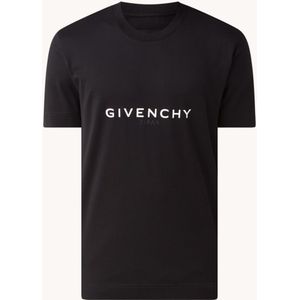 Givenchy T-shirt met logo- en backprint