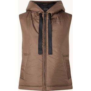 OPUS Welima gewatteerde bodywarmer met capuchon en steekzakken