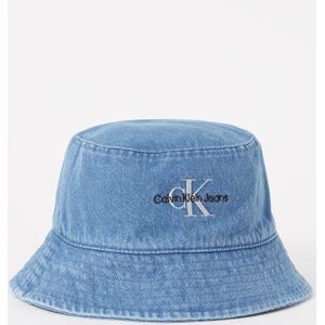 Calvin Klein Bucket hoed van denim met logoborduring