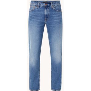 Nudie Jeans Gritty Jackson straight leg jeans met medium wassing