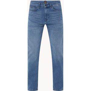 HUGO BOSS Delaware slim fit jeans met medium wassing