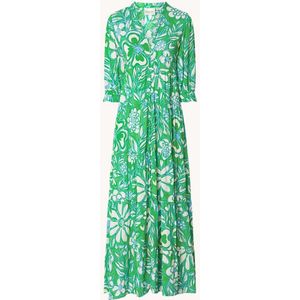 Fabienne Chapot Cala maxi blousejurk met bloemenprint