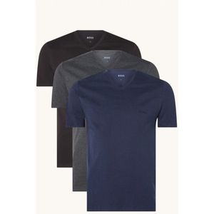 HUGO BOSS T-shirt met V-hals in 3-pack