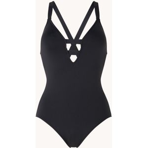 Seafolly Deep V voorgevormd badpak met uitneembare vulling