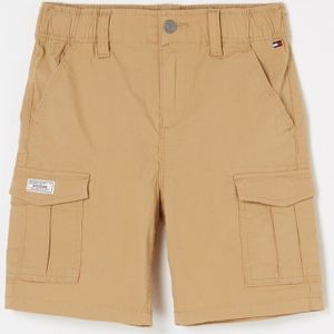 Tommy Hilfiger Straight fit korte cargobroek met logoborduring