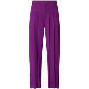 ba&sh Miley high waist loose fit pantalon met plooien