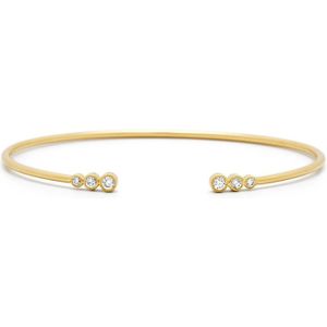 Diamond Point Geelgouden armband met 0.20 ct diamant, La Dolce Vita