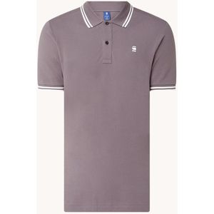 G-Star RAW Regular fit polo van biologisch katoen met logo