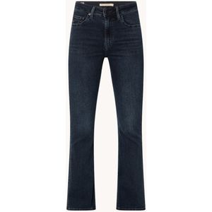 Levi's 725 High waist flared jeans met donkere wassing