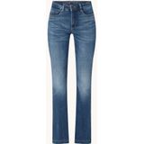 MAC Dream mid waist flared jeans met stretch