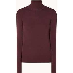 NIKKIE Jolie ribgebreide longsleeve met col