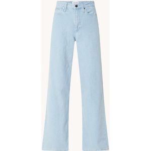 Calvin Klein High waist wide leg jeans met lichte wassing