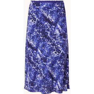 Whistles Glossy midi rok met print