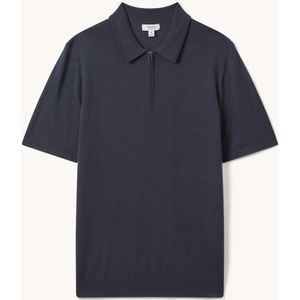 Reiss Maxwell polo met halve rits