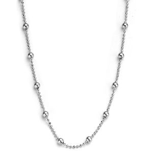 Casa Jewelry Combi Balls ketting van zilver