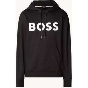 HUGO BOSS Sullivan hoodie met kangoeroezak en logoprint