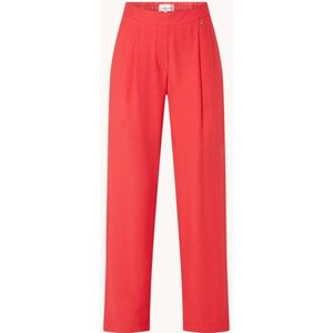 Fabienne Chapot Neale high waist wide fit pantalon met steekzakken