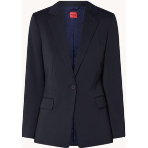 HUGO BOSS Atana blazer in wolblend met klepzakken