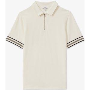 Reiss Bristol regular fit polo met halve rits