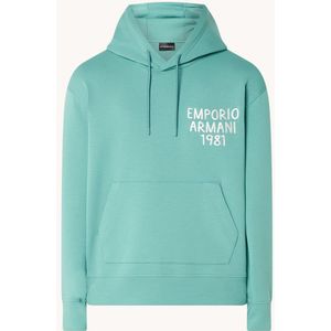 Emporio Armani Hoodie met logoborduring