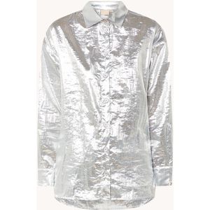 JOSH V Edin blouse met metallic finish