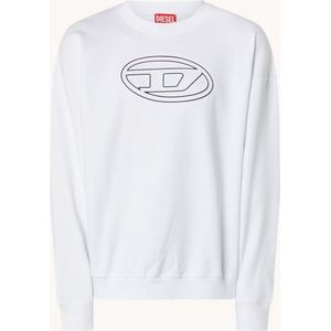 Diesel Bigoval sweater met 3D logoprint