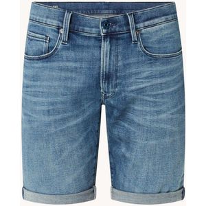 G-Star RAW Slim fit korte broek van denim met gekleurde wassing