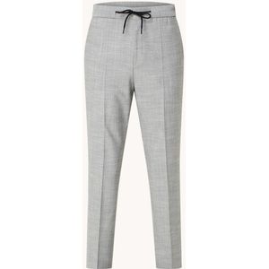 HUGO BOSS Howie slim fit pantalon in wolblend met trekkoord