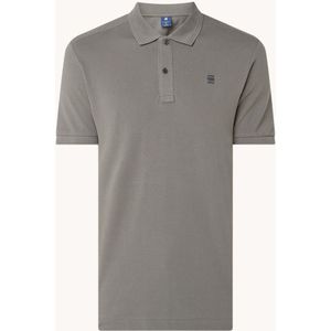 G-Star RAW Regular fit polo van biologisch katoen met logo