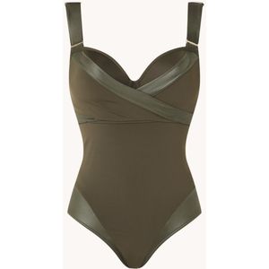 Marlies Dekkers Cache Coeur plunge balconette badpak met strikdetail