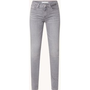 Tommy Hilfiger Mid waist skinny jeans in lyocellblend met gekleurde wassing
