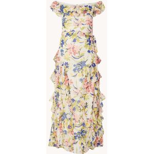 Ralph Lauren Maxi jurk met bloemenprint en strikceintuur